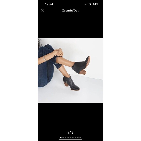 Madewell Billie ankle booties size 10 - Picture 1 of 9